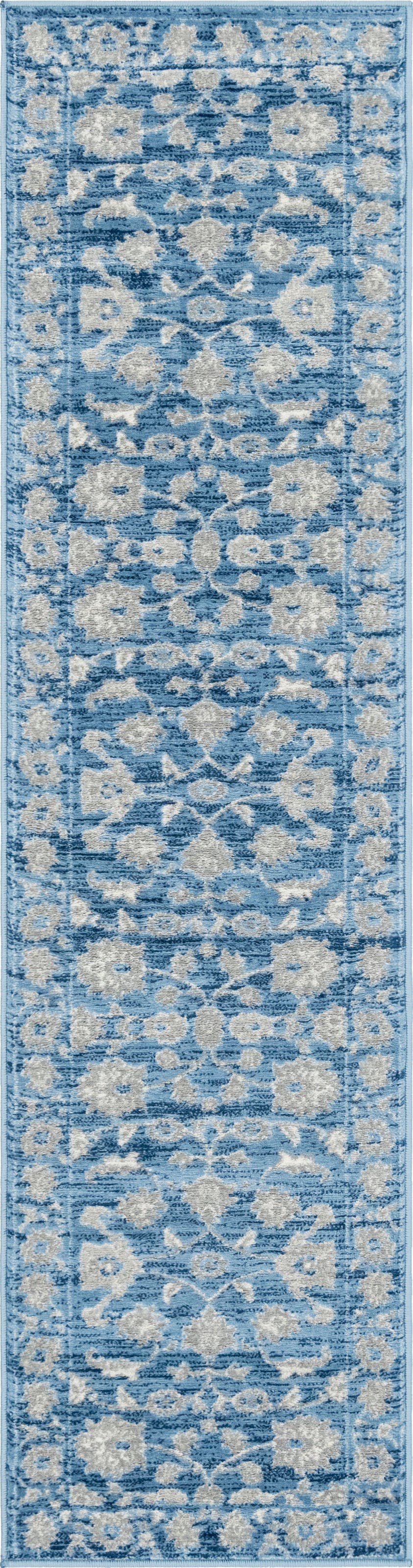 Charleston Elegance Collection Area Rug -  Seaport Runner Blue  lifestyle 46