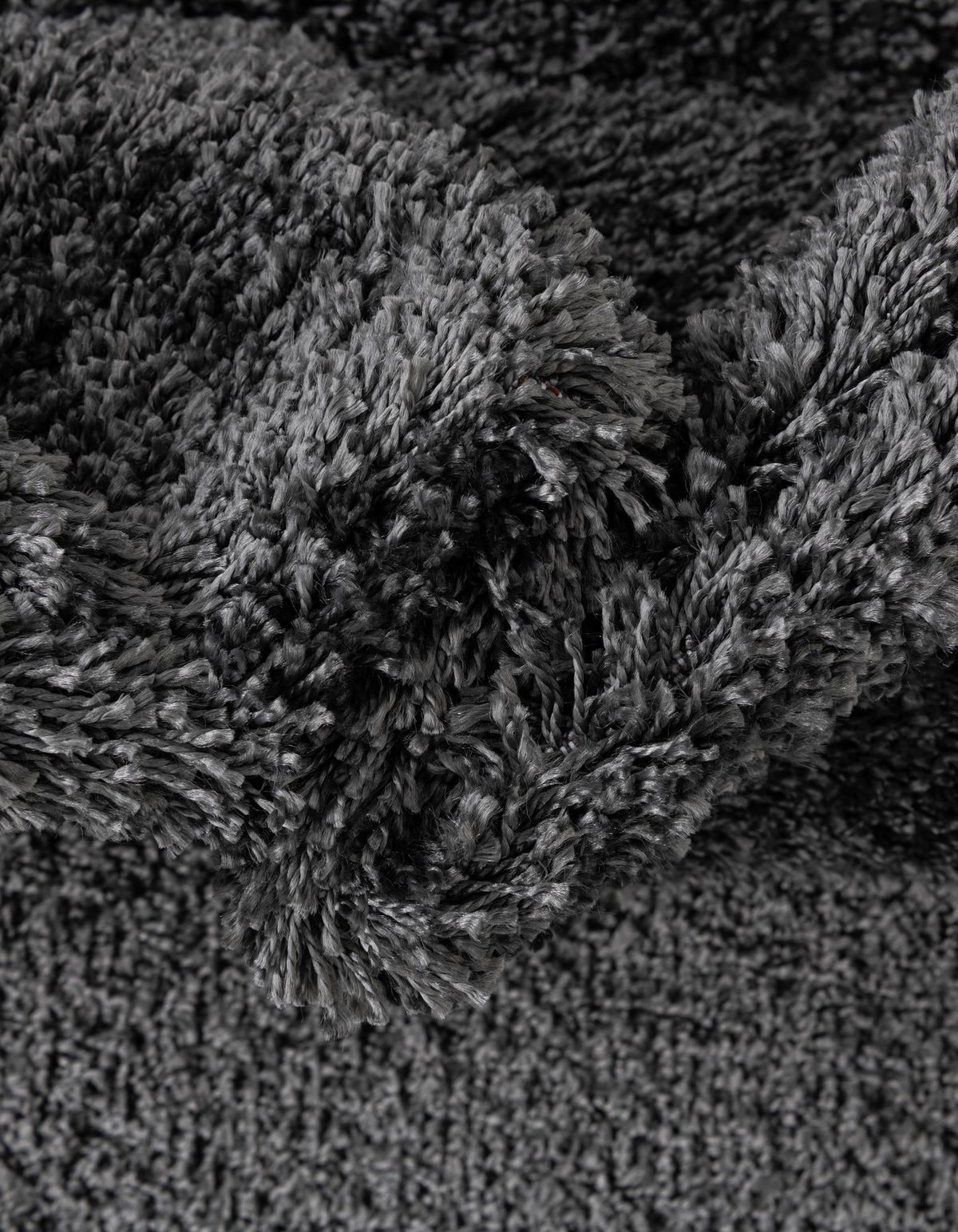 Cozy Comfort Shag Collection Area Rug - Haven (Smoke Gray) Rectangle Smoke Gray  lifestyle 8