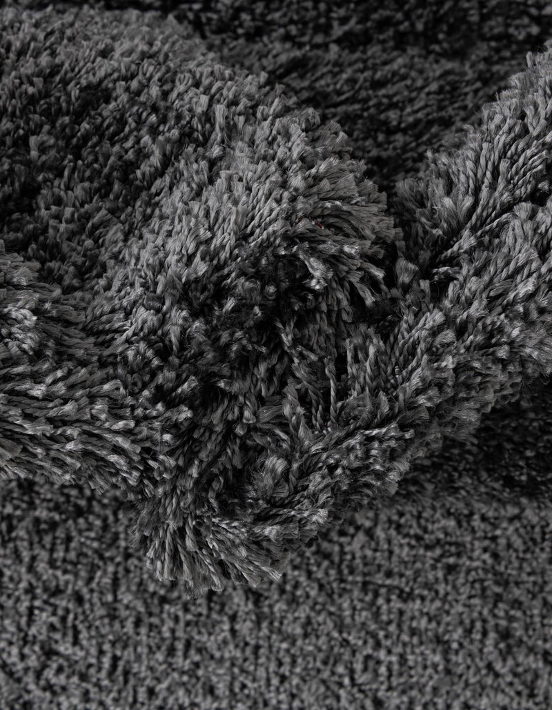 Cozy Comfort Shag Collection Area Rug - Haven (Smoke Gray) Rectangle Smoke Gray  lifestyle 8