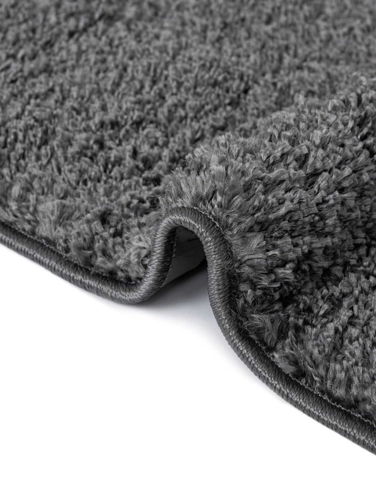 Cozy Comfort Shag Collection Area Rug - Haven (Smoke Gray) Rectangle Smoke Gray  lifestyle 10