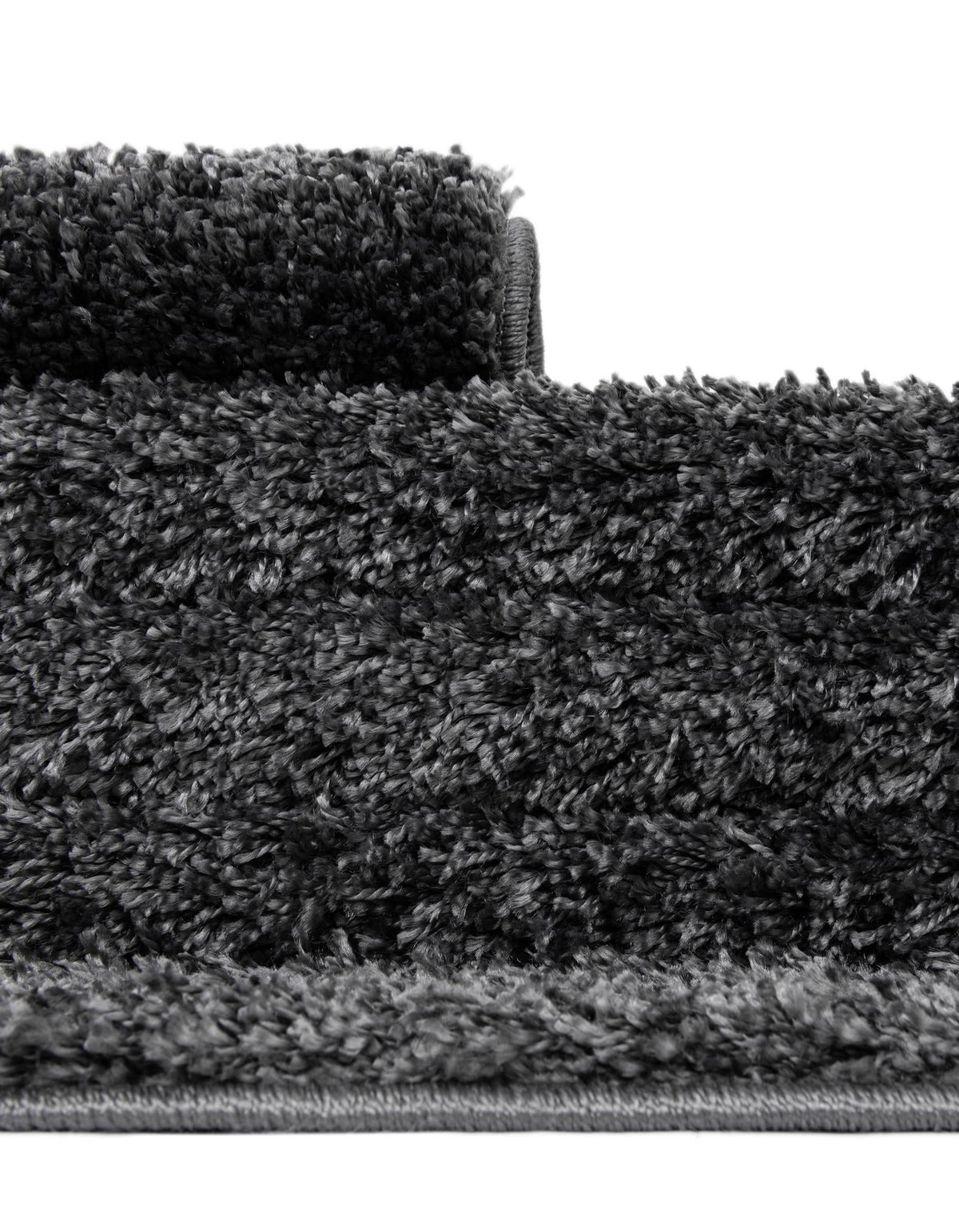 Cozy Comfort Shag Collection Area Rug - Haven (Smoke Gray) Rectangle Smoke Gray  lifestyle 14