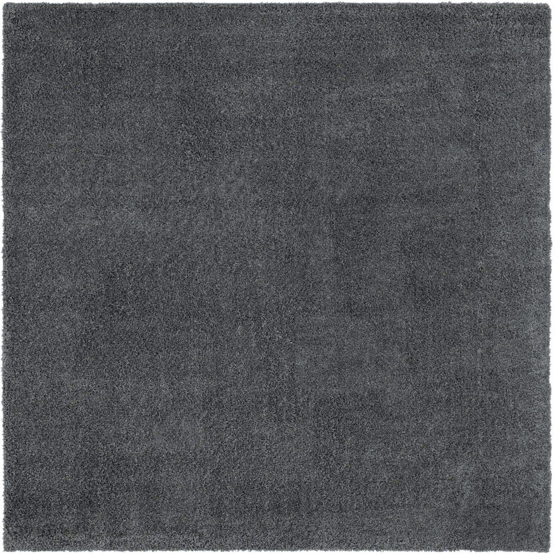 Cozy Comfort Shag Collection Area Rug - Haven (Smoke Gray) Square Smoke Gray  lifestyle 16