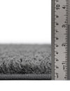 Cozy Comfort Shag Collection Area Rug - Haven (Smoke Gray) Round Smoke Gray  lifestyle 41