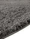 Cozy Comfort Shag Collection Area Rug - Haven (Smoke Gray) Round Smoke Gray  lifestyle 43
