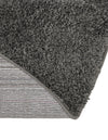 Cozy Comfort Shag Collection Area Rug - Haven (Smoke Gray) Round Smoke Gray  lifestyle 45