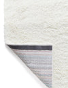 Cozy Comfort Shag Collection Area Rug - Haven (White) Rectangle White  lifestyle 18