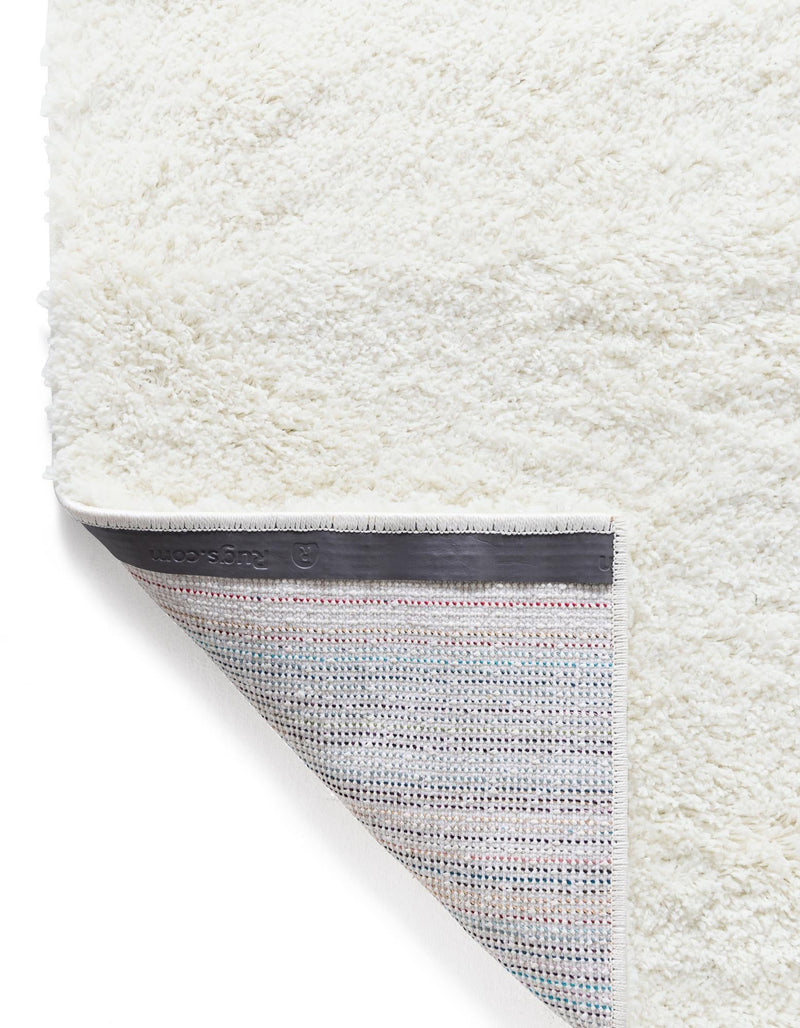 Cozy Comfort Shag Collection Area Rug - Haven (White) Rectangle White  lifestyle 18