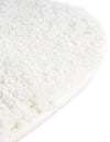 Cozy Comfort Shag Collection Area Rug - Haven (White) Round White  lifestyle 34