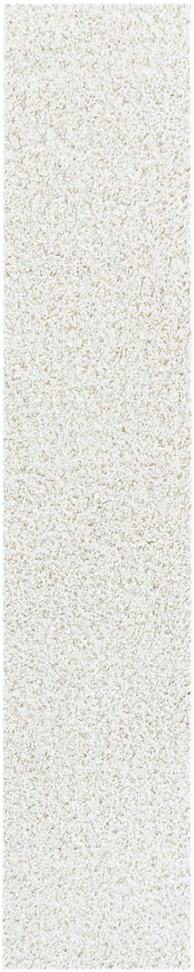 Cozy Comfort Shag Collection Area Rug - Haven (White) Runner White  lifestyle 11