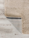 Cozy Comfort Shag Collection Area Rug - Haven (Oatmeal Beige) Rectangle Oatmeal Beige  lifestyle 11