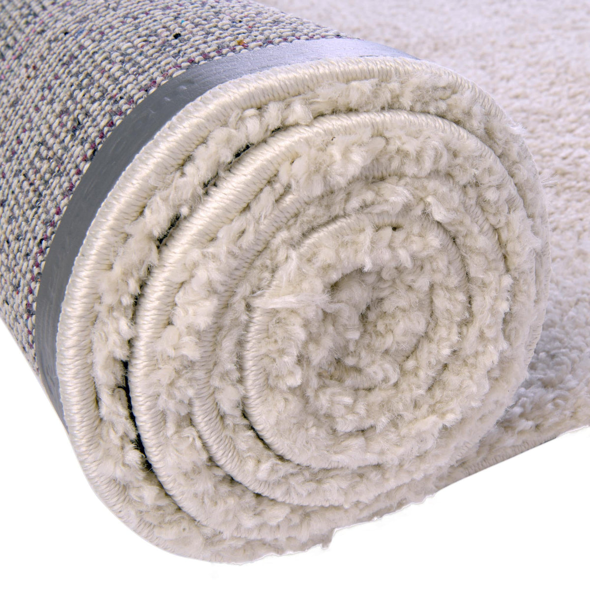 Cozy Comfort Shag Collection Area Rug - Haven (Oatmeal Beige) Rectangle Oatmeal Beige  lifestyle 12