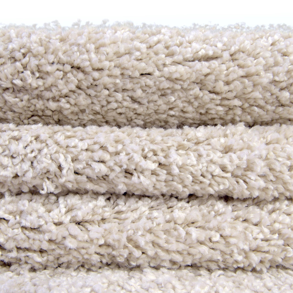Cozy Comfort Shag Collection Area Rug - Haven (Oatmeal Beige) Rectangle Oatmeal Beige  lifestyle 14