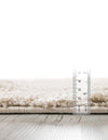 Cozy Comfort Shag Collection Area Rug - Haven (Oatmeal Beige) Square Oatmeal Beige  lifestyle 27
