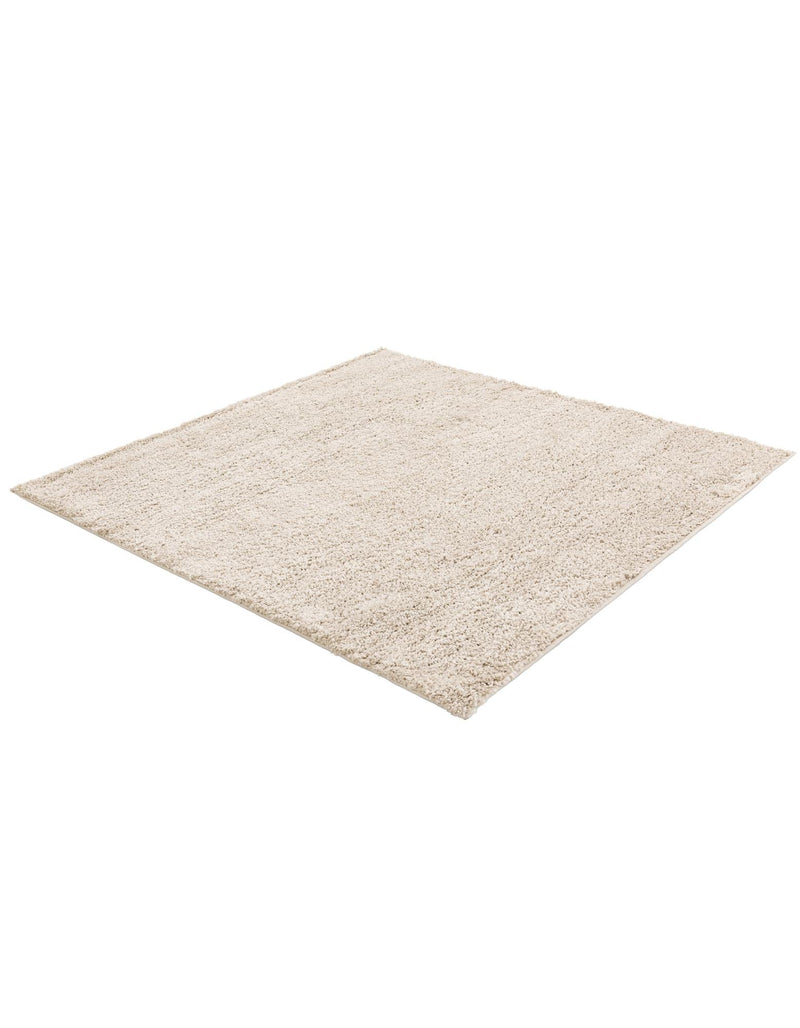 Cozy Comfort Shag Collection Area Rug - Haven (Oatmeal Beige) Square Oatmeal Beige  lifestyle 30
