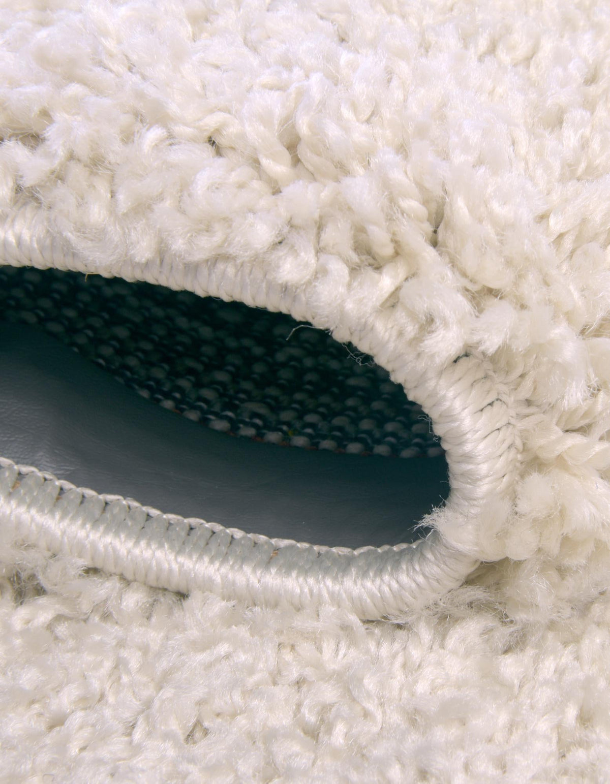 Cozy Comfort Shag Collection Area Rug - Haven (Oatmeal Beige) Round Oatmeal Beige  lifestyle 37
