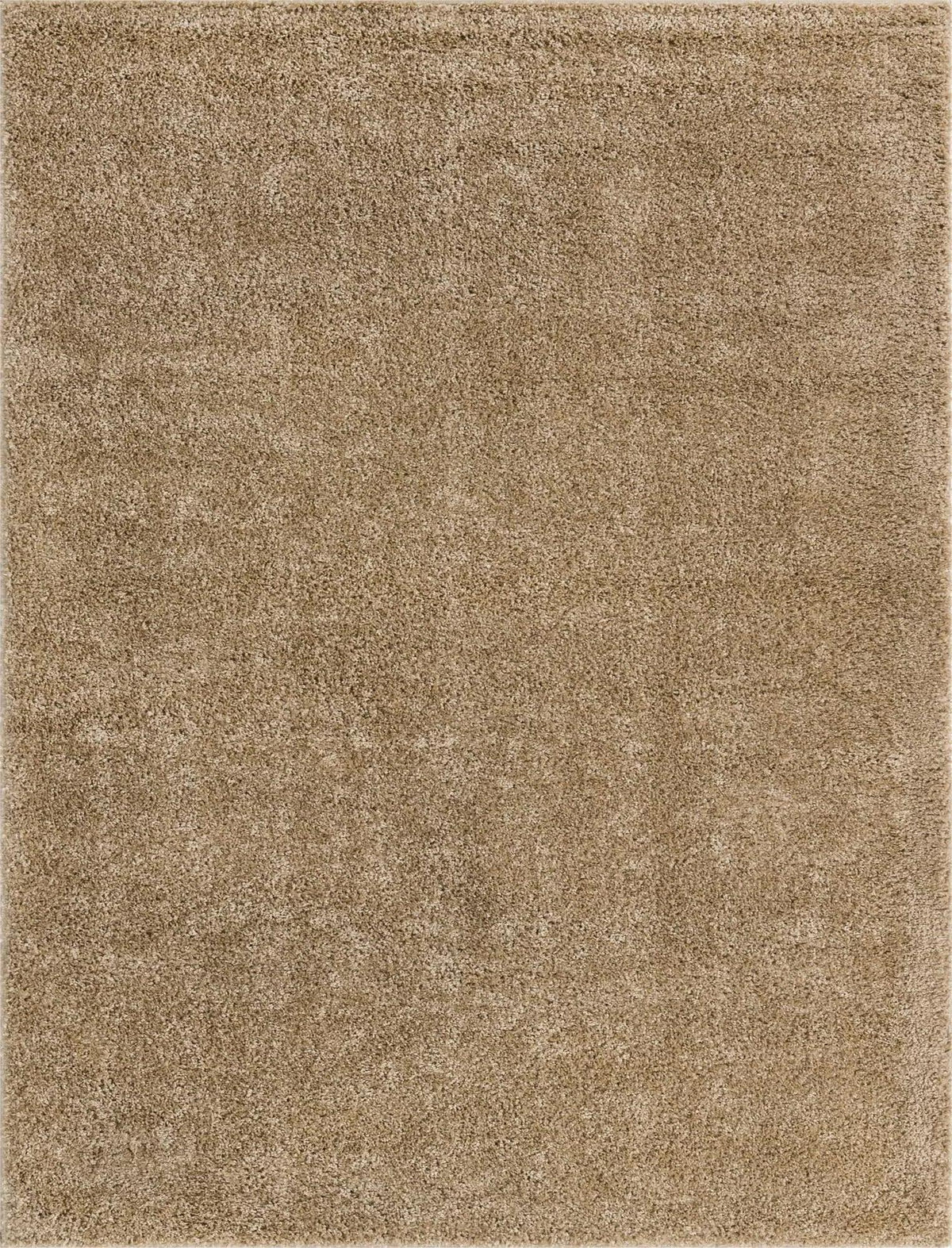 Cozy Comfort Shag Collection Area Rug - Haven (Khaki) Rectangle Khaki Main