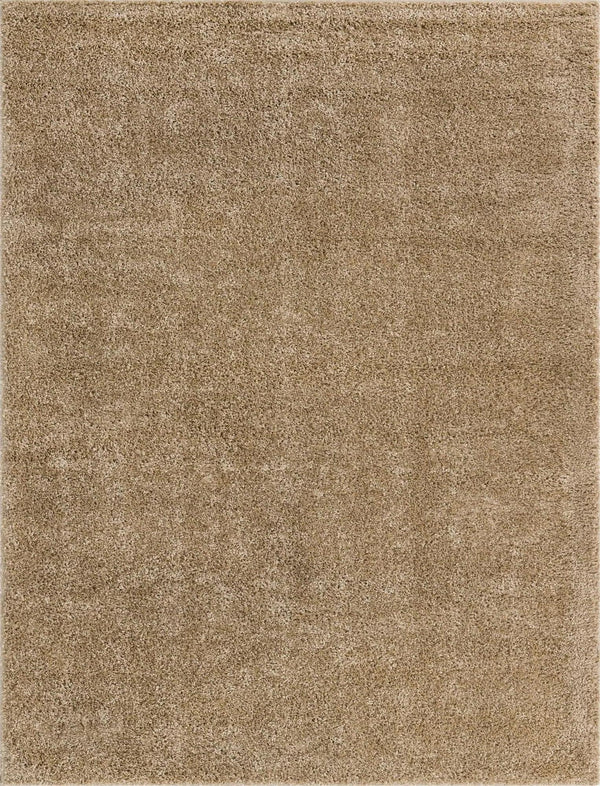 Cozy Comfort Shag Collection Area Rug - Haven (Khaki) Rectangle Khaki Main