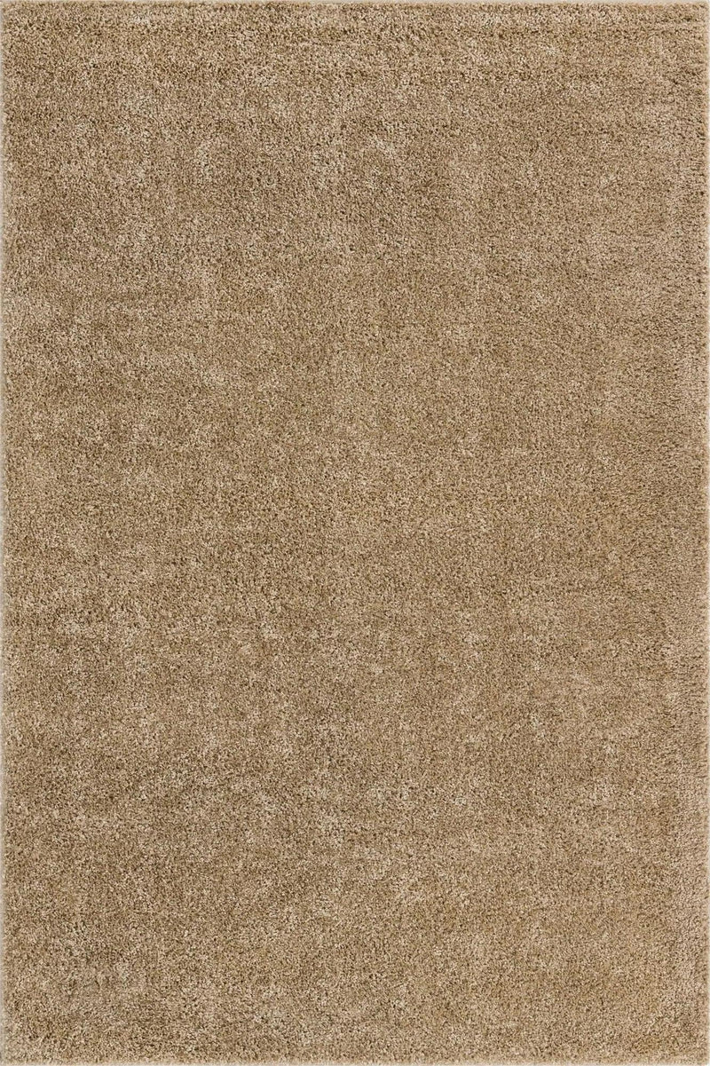 Cozy Comfort Shag Collection Area Rug - Haven (Khaki) Rectangle Khaki  lifestyle 2