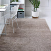Cozy Comfort Shag Collection Area Rug - Haven (Khaki) Rectangle Khaki  lifestyle 3