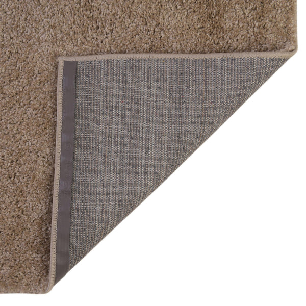 Cozy Comfort Shag Collection Area Rug - Haven (Khaki) Rectangle Khaki  lifestyle 9