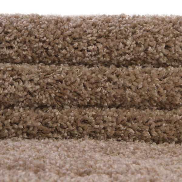 Cozy Comfort Shag Collection Area Rug - Haven (Khaki) Rectangle Khaki  lifestyle 14