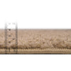 Cozy Comfort Shag Collection Area Rug - Haven (Khaki) Rectangle Khaki  lifestyle 22