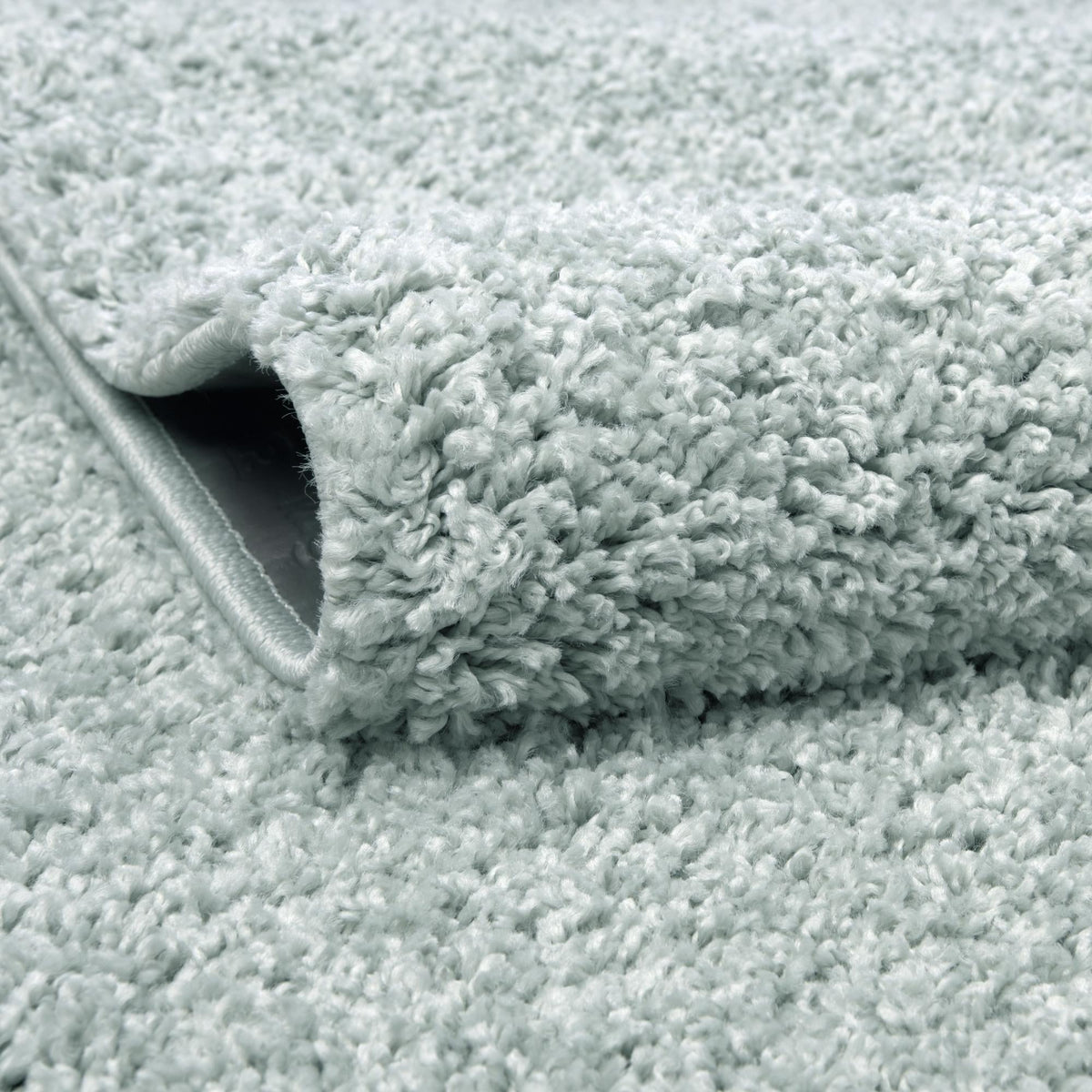 Cozy Comfort Shag Collection Area Rug - Haven (Sage Green) Square Sage Green  lifestyle 55