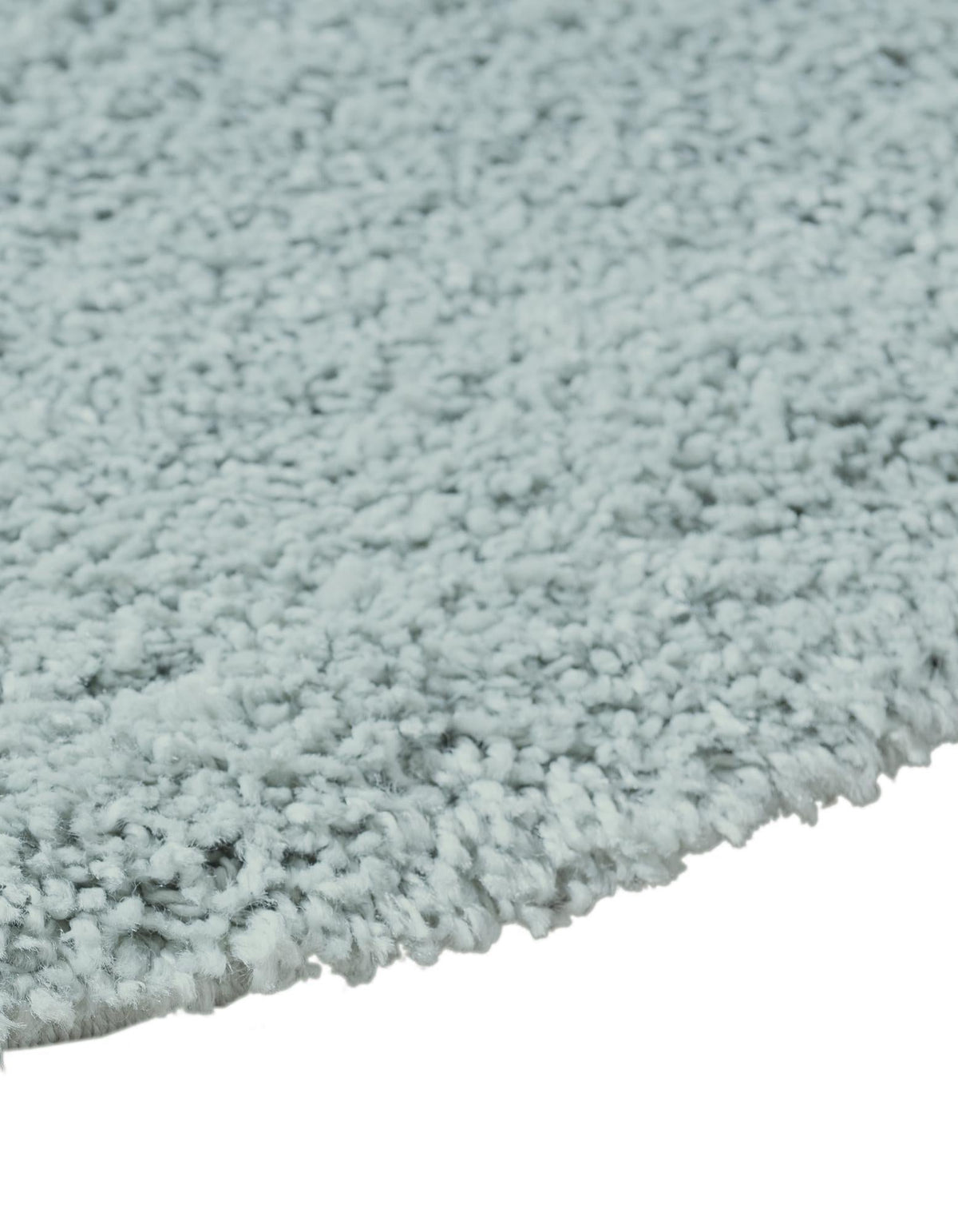 Cozy Comfort Shag Collection Area Rug - Haven (Sage Green) Round Sage Green  lifestyle 56