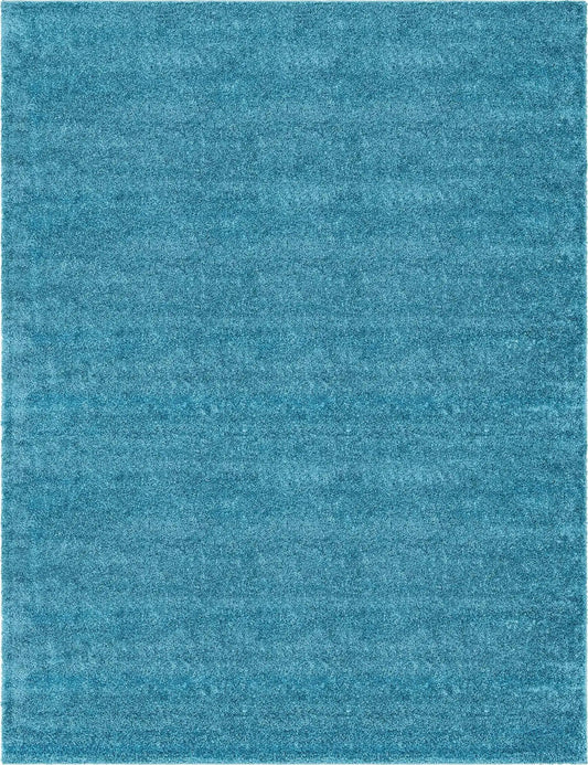 Cozy Comfort Shag Collection Area Rug - Haven (Turquoise) Rectangle Turquoise  lifestyle 2