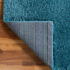 Cozy Comfort Shag Collection Area Rug - Haven (Turquoise) Rectangle Turquoise  lifestyle 6