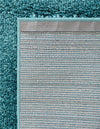 Cozy Comfort Shag Collection Area Rug - Haven (Turquoise) Rectangle Turquoise  lifestyle 9