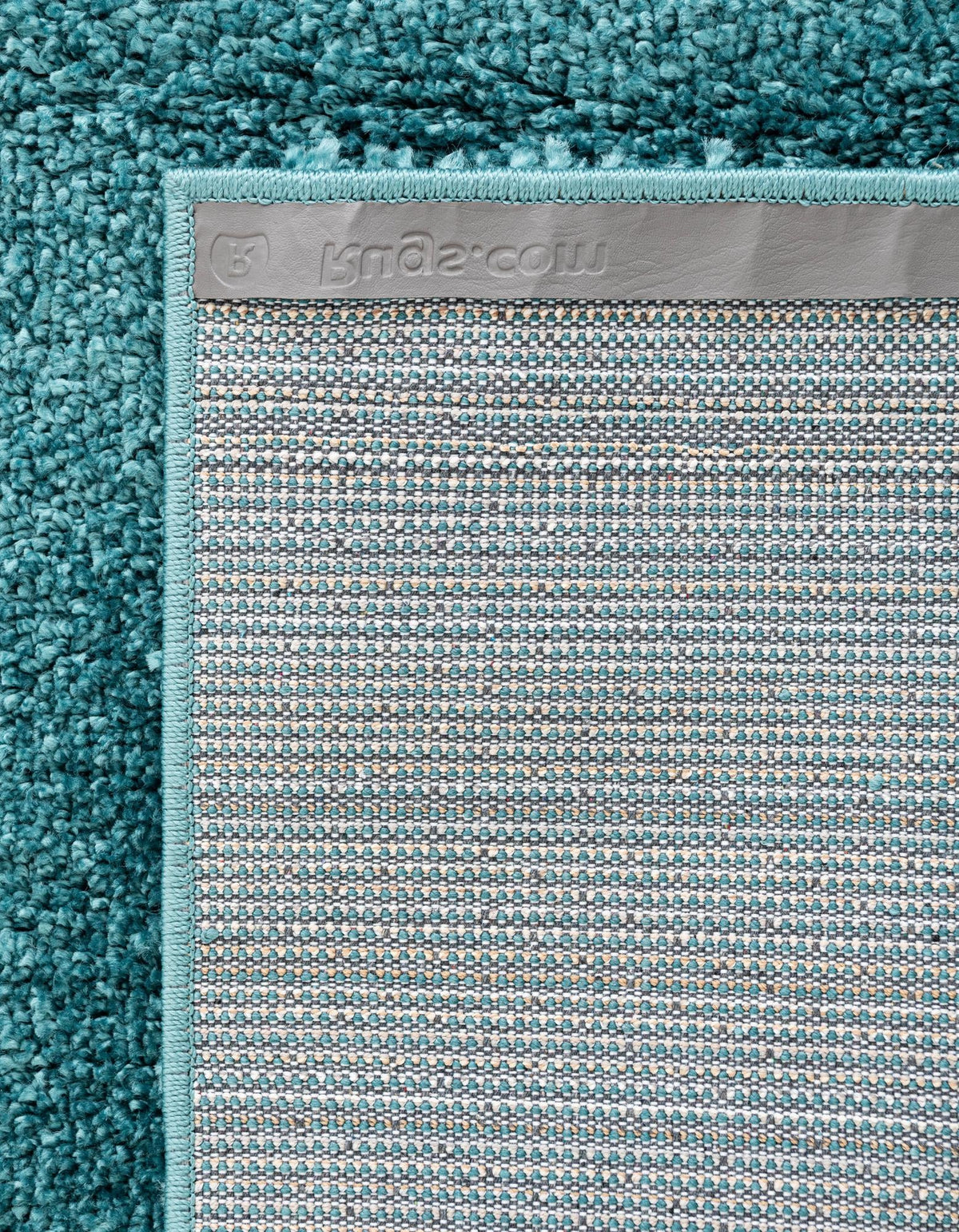 Cozy Comfort Shag Collection Area Rug - Haven (Turquoise) Rectangle Turquoise  lifestyle 9