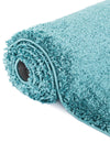 Cozy Comfort Shag Collection Area Rug - Haven (Turquoise) Rectangle Turquoise  lifestyle 12