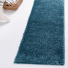 Cozy Comfort Shag Collection Area Rug - Haven (Turquoise) Runner Turquoise  lifestyle 12
