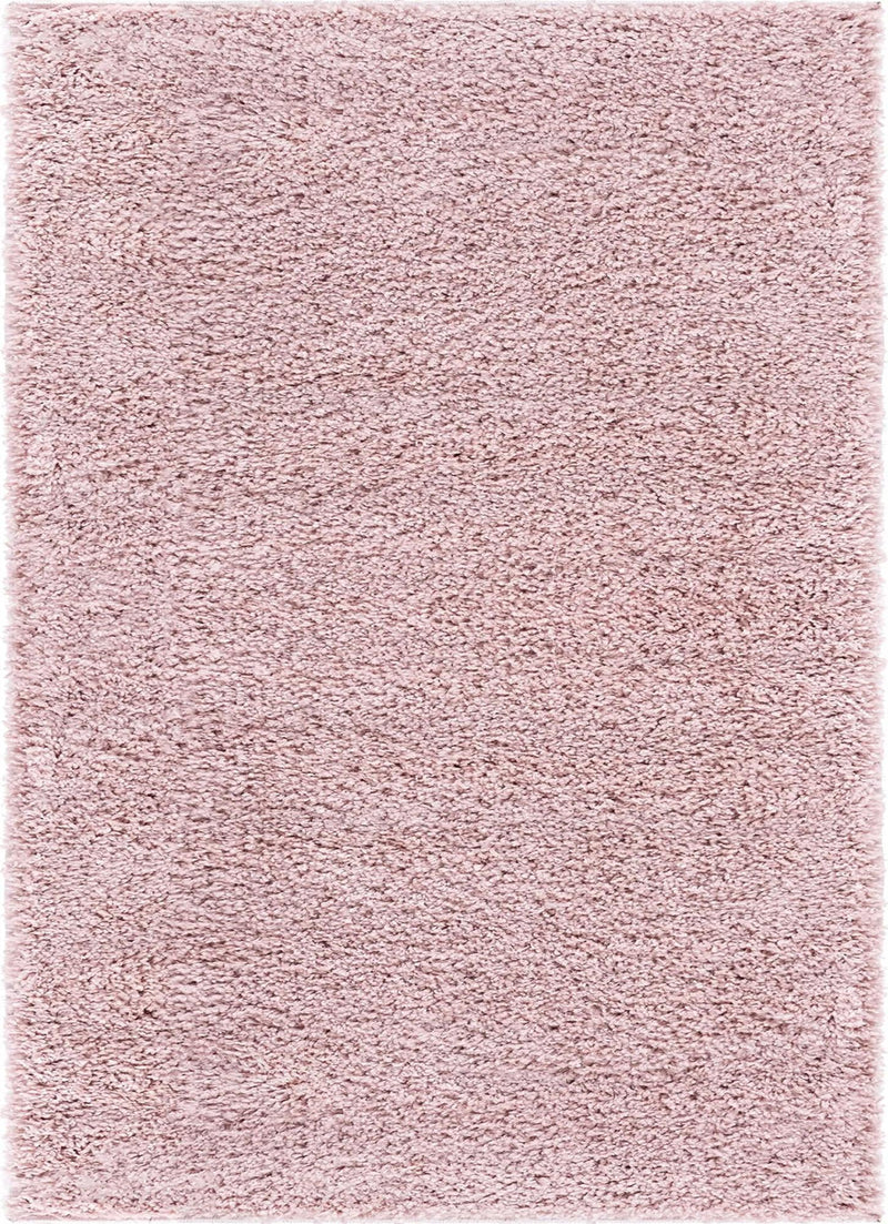 Cozy Comfort Shag Collection Area Rug - Haven (Pink) Rectangle Pink  lifestyle 3