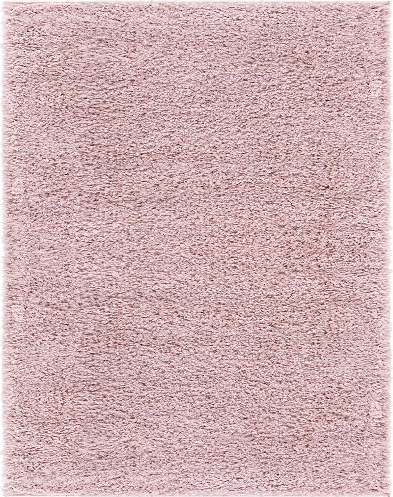 Cozy Comfort Shag Collection Area Rug - Haven (Pink) Rectangle Pink  lifestyle 2