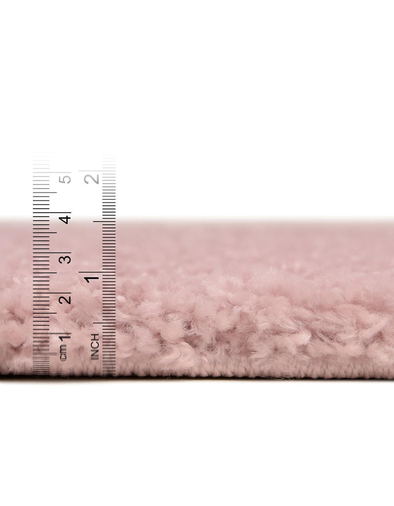 Cozy Comfort Shag Collection Area Rug - Haven (Pink) Rectangle Pink  lifestyle 19