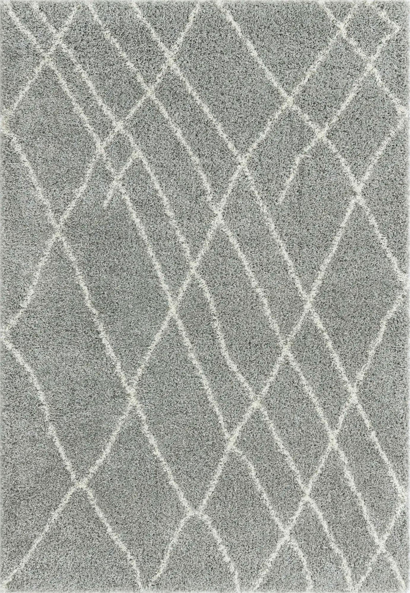 Cozy Haven Shag Collection Area Rug - Serenity (Cloud Gray) Rectangle Cloud Gray  lifestyle 3