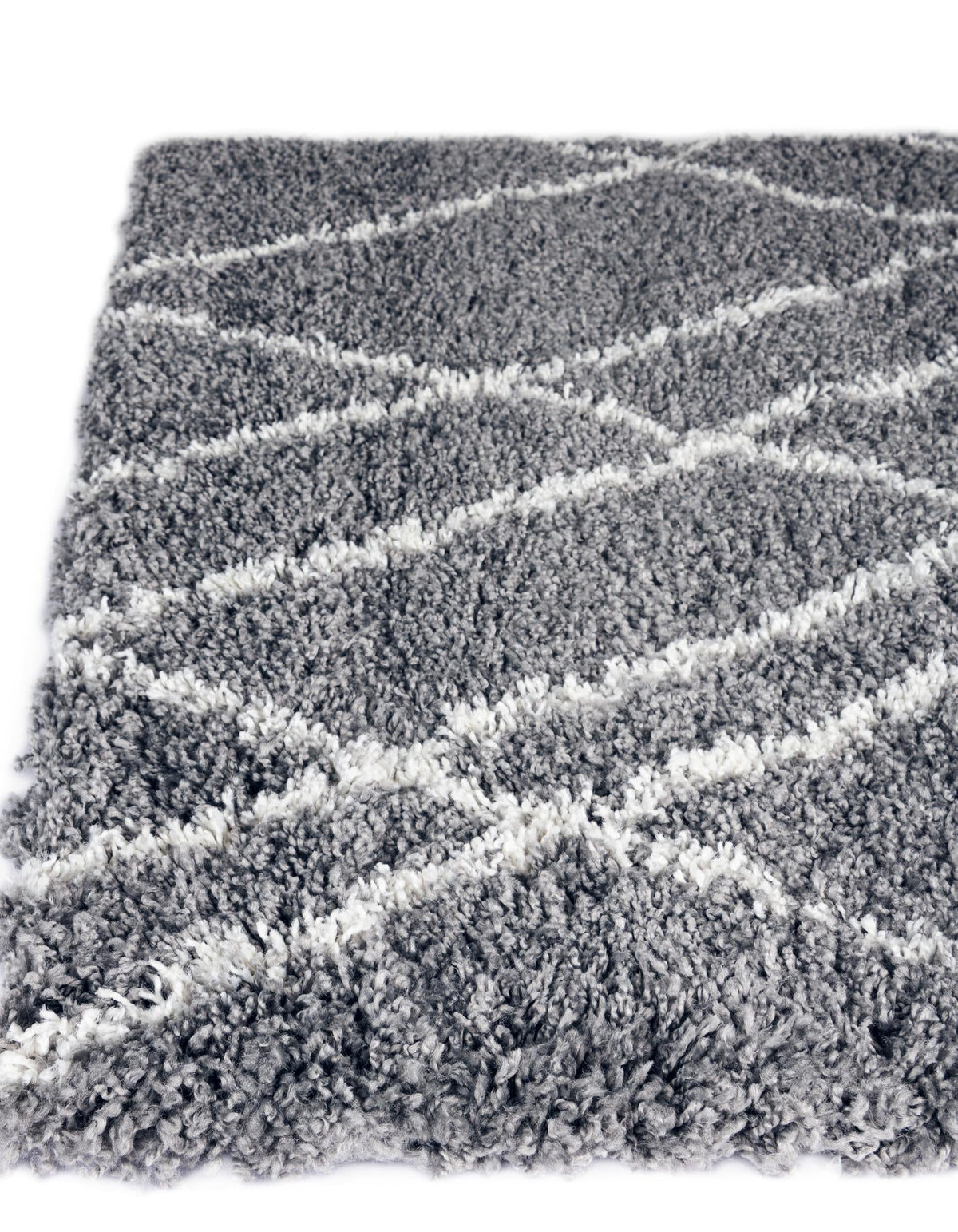 Cozy Haven Shag Collection Area Rug - Serenity (Pebble Gray) Rectangle Pebble Gray  lifestyle 7