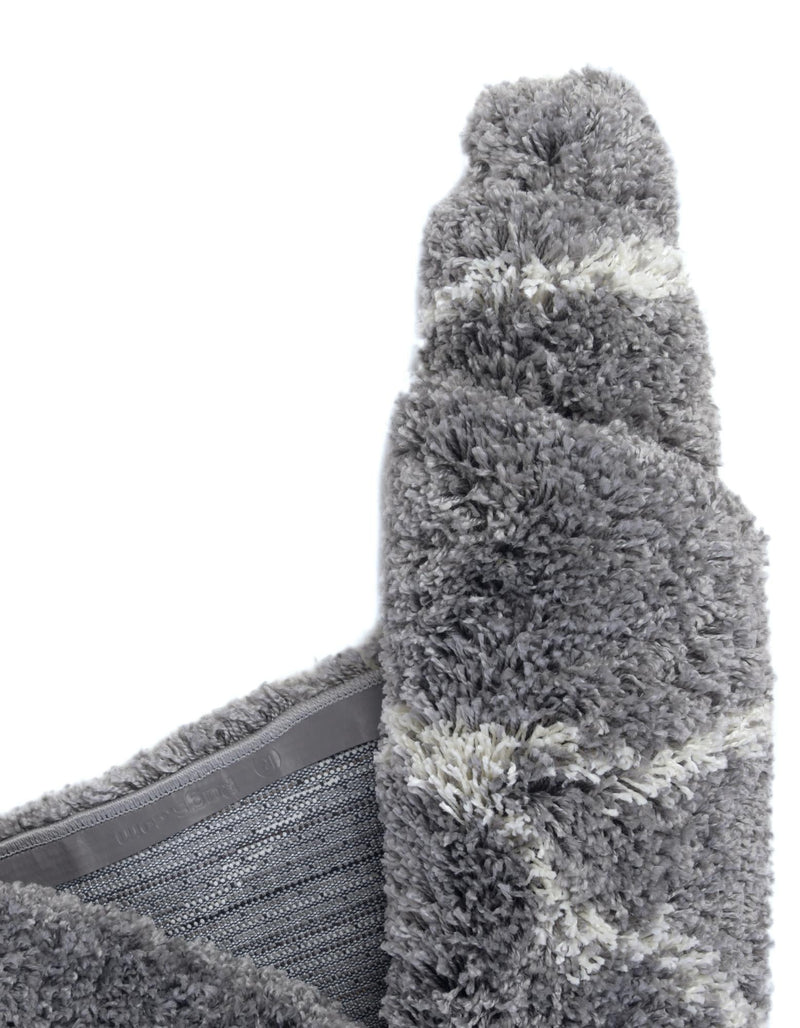 Cozy Haven Shag Collection Area Rug - Serenity (Pebble Gray) Rectangle Pebble Gray  lifestyle 11