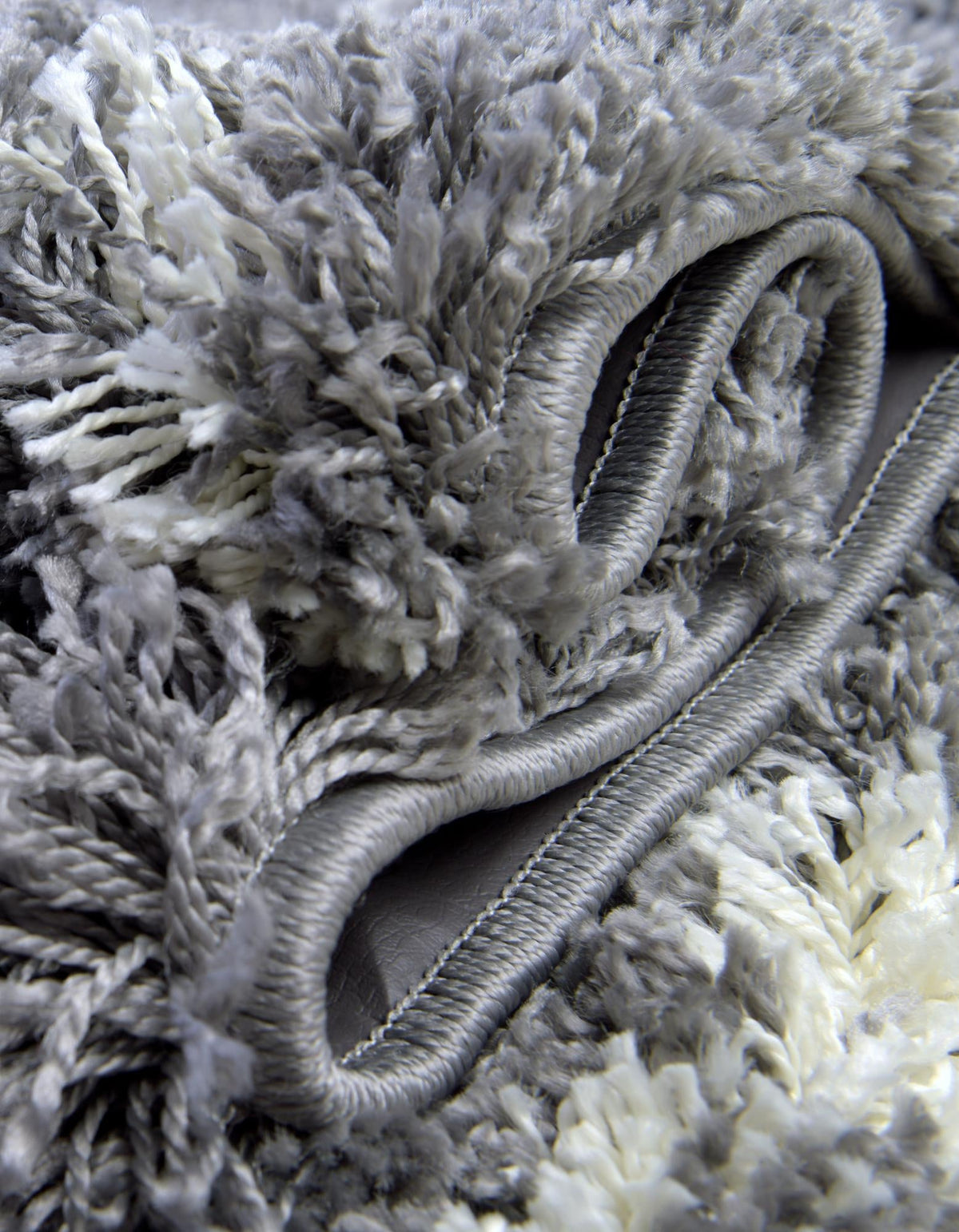 Cozy Haven Shag Collection Area Rug - Serenity (Pebble Gray) Rectangle Pebble Gray  lifestyle 13