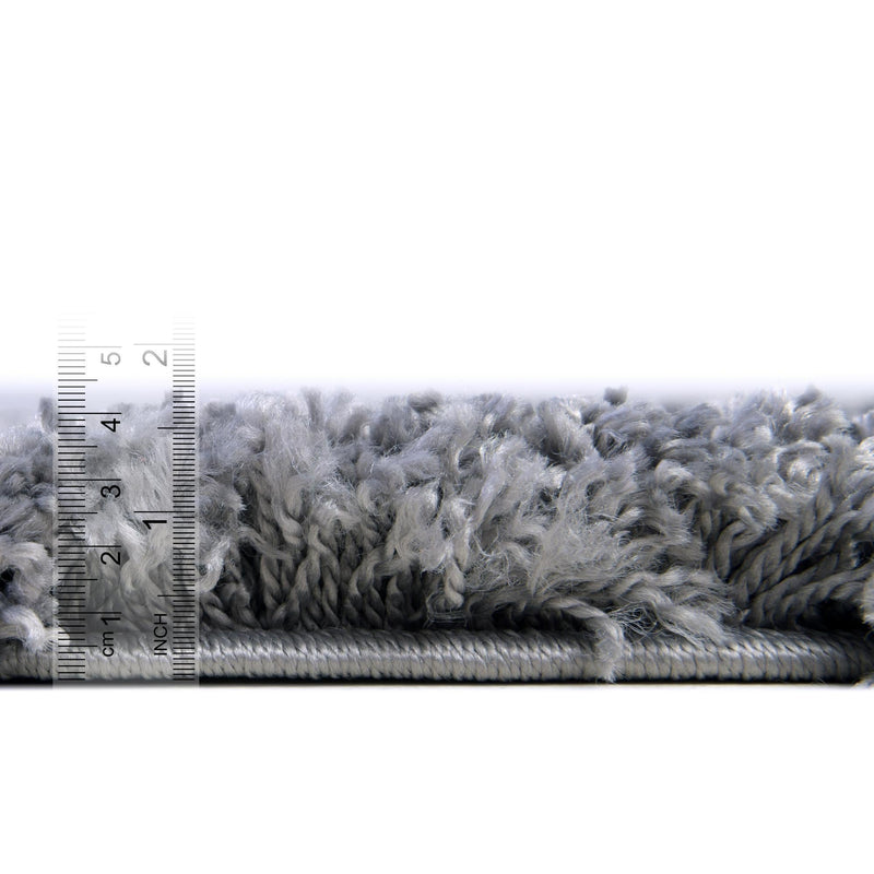 Cozy Haven Shag Collection Area Rug - Serenity (Pebble Gray) Rectangle Pebble Gray  lifestyle 20
