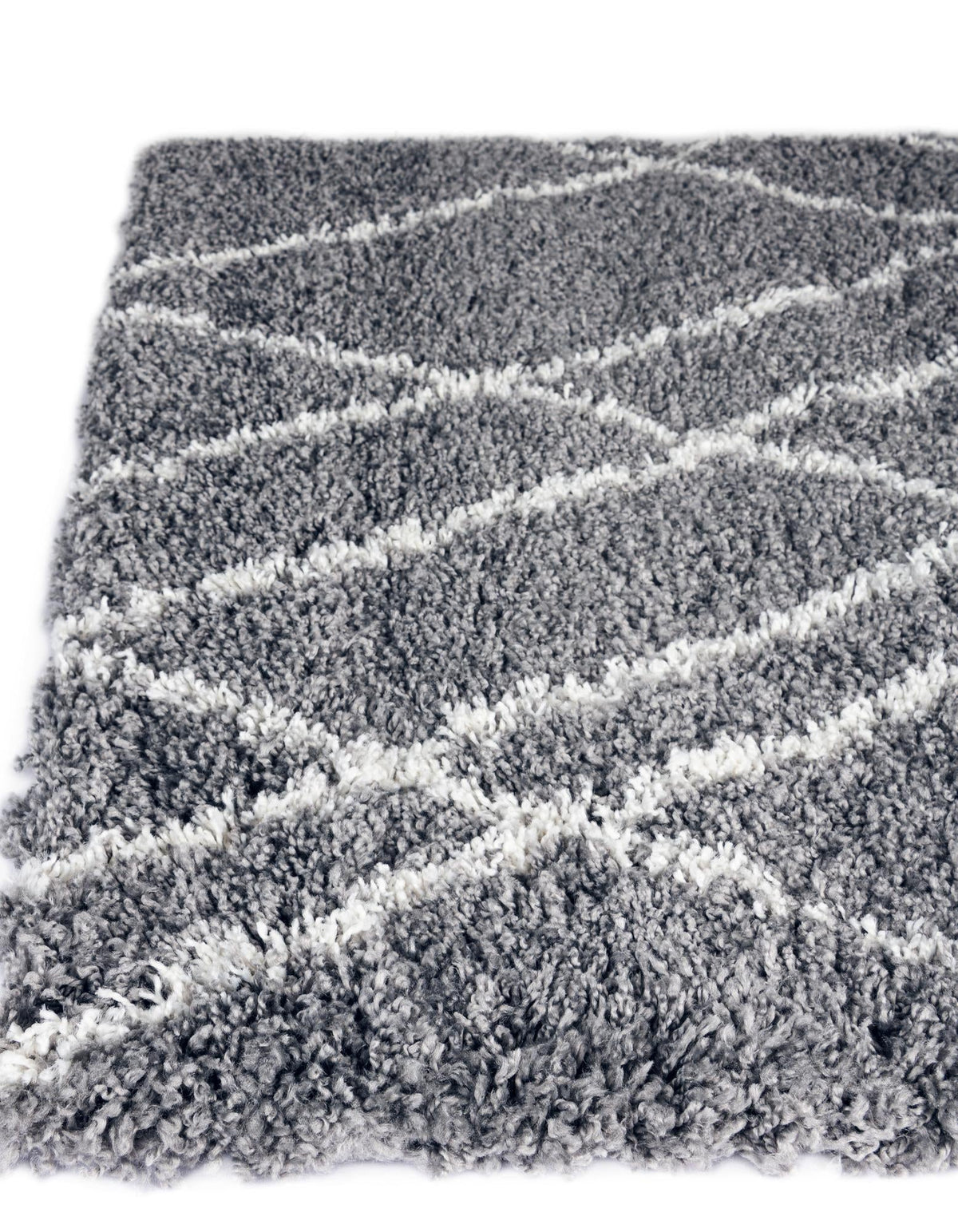 Cozy Haven Shag Collection Area Rug - Serenity (Pebble Gray) Rectangle Pebble Gray  lifestyle 21