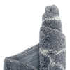 Cozy Haven Shag Collection Area Rug - Serenity (Pebble Gray) Rectangle Pebble Gray  lifestyle 24