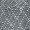 Cozy Haven Shag Collection Area Rug - Serenity (Pebble Gray) Square Pebble Gray  lifestyle 16