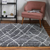 Cozy Haven Shag Collection Area Rug - Serenity (Pebble Gray) Square Pebble Gray  lifestyle 19