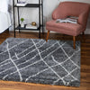 Cozy Haven Shag Collection Area Rug - Serenity (Pebble Gray) Square Pebble Gray  lifestyle 22