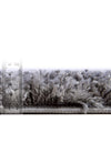 Cozy Haven Shag Collection Area Rug - Serenity (Pebble Gray) Round Pebble Gray  lifestyle 48
