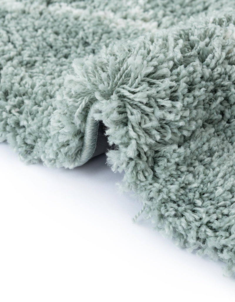 Cozy Haven Shag Collection Area Rug - Serenity (Sage Green) Rectangle Sage Green  lifestyle 10