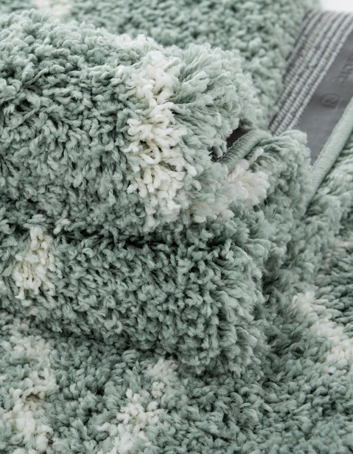 Cozy Haven Shag Collection Area Rug - Serenity (Sage Green) Rectangle Sage Green  lifestyle 14